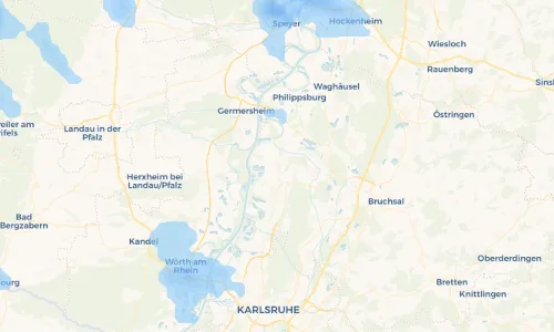 Regenradar Vorschaubild - Aktuelle Niederschläge in Liedolsheim und Umgebung