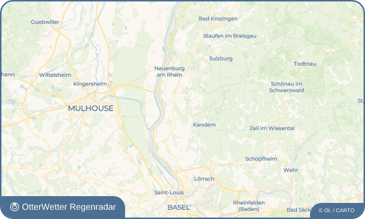 OtterWetter Regenradar-Widget Liel
