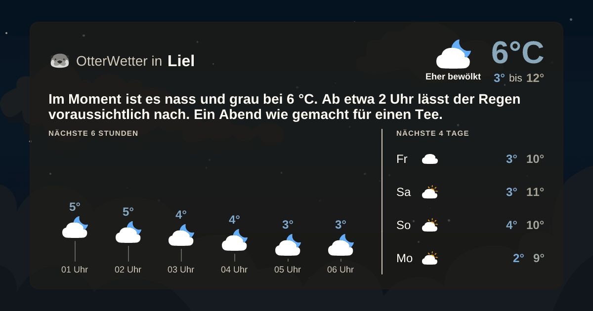 OtterWetter-Widget Liel