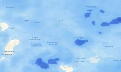 Regenradar Vorschaubild - Aktuelle Niederschläge in Liggeringen und Umgebung