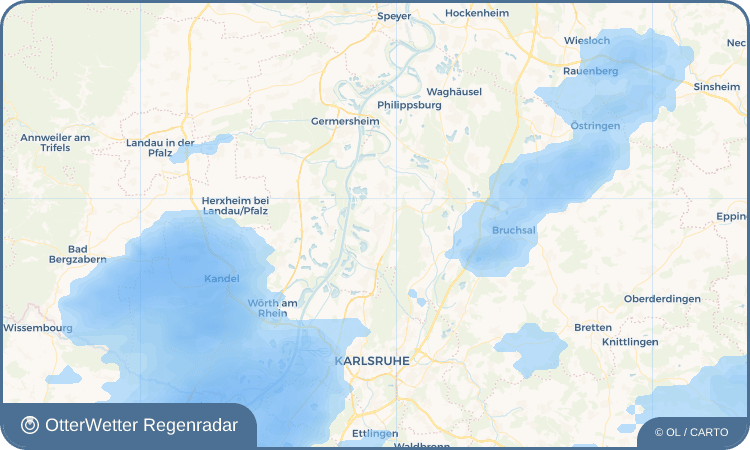 OtterWetter Regenradar-Widget Linkenheim-Hochstetten