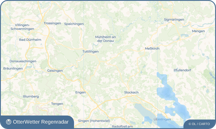 OtterWetter Regenradar-Widget Liptingen