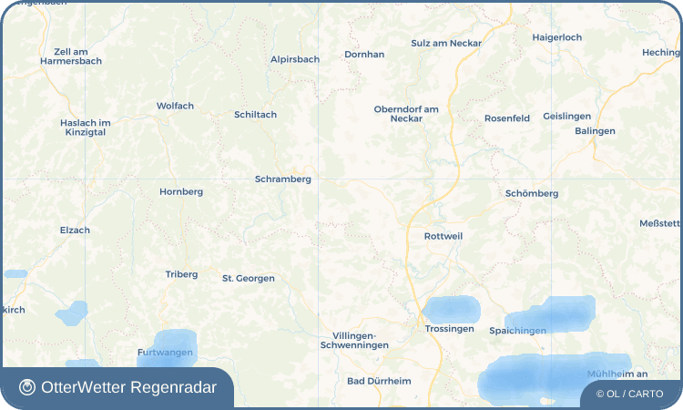 OtterWetter Regenradar-Widget Locherhof