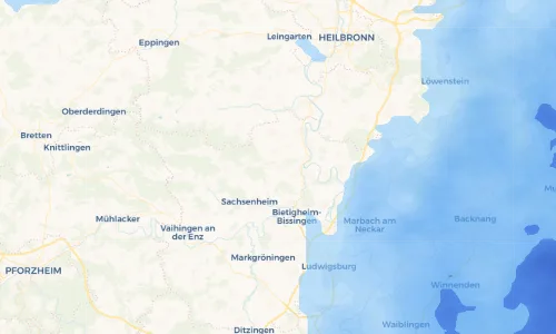 Regenradar Vorschaubild - Aktuelle Niederschläge in Löchgau und Umgebung