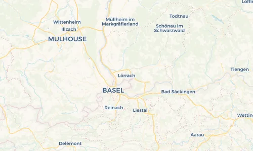 Regenradar Vorschaubild - Aktuelle Niederschläge in Lörrach und Umgebung