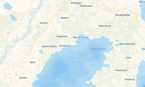 Regenradar Vorschaubild - Aktuelle Niederschläge in Loffenau und Umgebung
