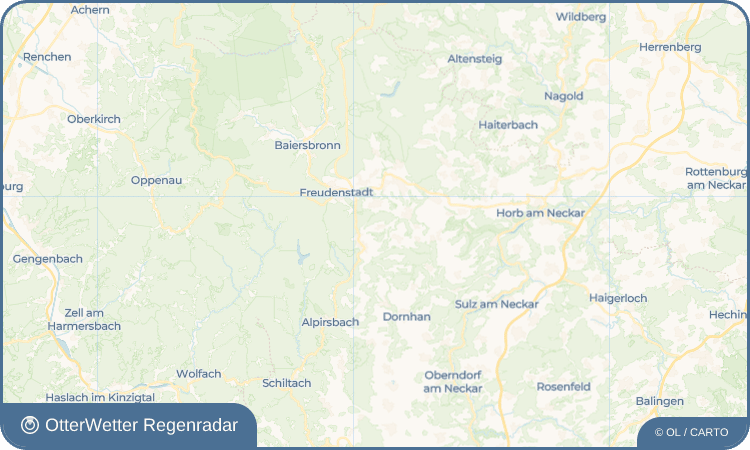 OtterWetter Regenradar-Widget Lombach
