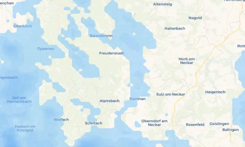 Regenradar Vorschaubild - Aktuelle Niederschläge in Loßburg und Umgebung