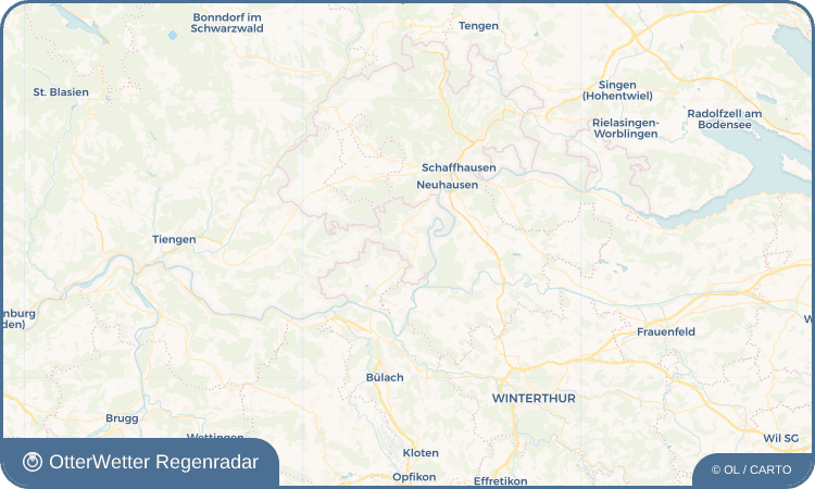 OtterWetter Regenradar-Widget Lottstetten