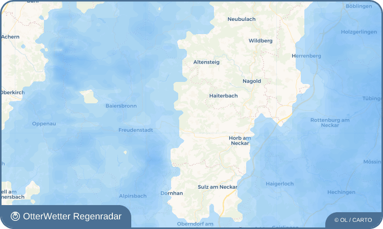 OtterWetter Regenradar-Widget Lützenhardt