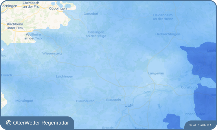 OtterWetter Regenradar-Widget Luizhausen