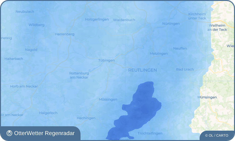 OtterWetter Regenradar-Widget Mähringen