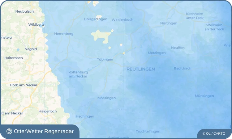 Wetter-Widget-Vorschau mit Vorhersagedaten für Mähringen