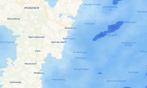 Regenradar Vorschaubild - Aktuelle Niederschläge in Magstadt und Umgebung