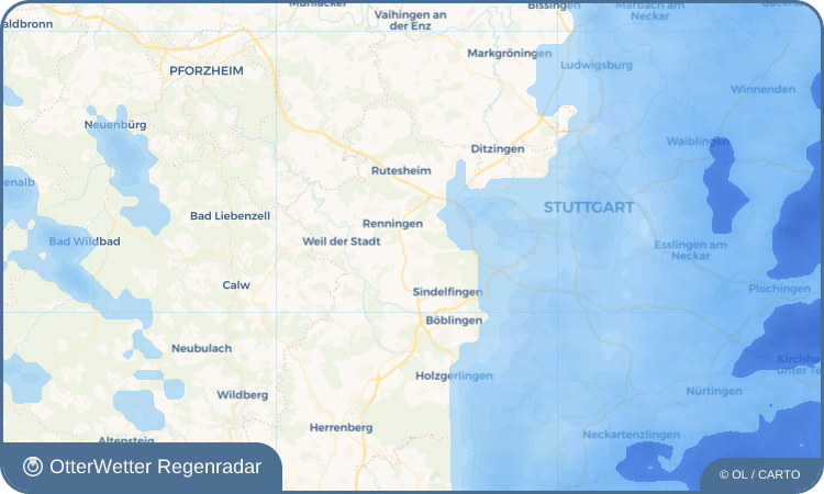 OtterWetter Regenradar-Widget Magstadt