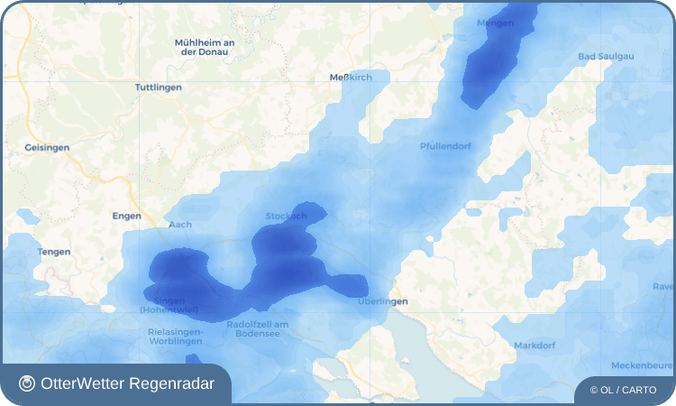 OtterWetter Regenradar-Widget Mahlspüren im Tal