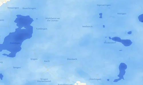 Regenradar Vorschaubild - Aktuelle Niederschläge in Mainwangen und Umgebung