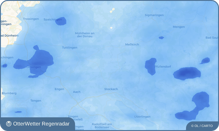 OtterWetter Regenradar-Widget Mainwangen