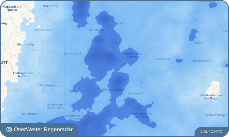 Wetter-Widget-Vorschau mit Vorhersagedaten für Maitis