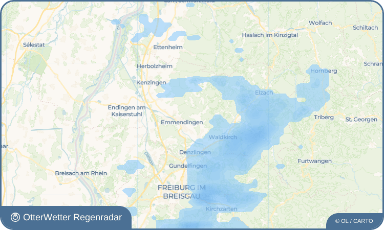 OtterWetter Regenradar-Widget Maleck