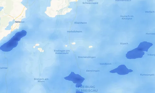 Regenradar Vorschaubild - Aktuelle Niederschläge in Malterdingen und Umgebung