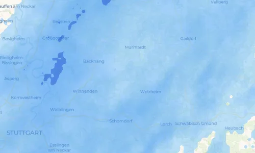 Regenradar Vorschaubild - Aktuelle Niederschläge in Mannenberg und Umgebung