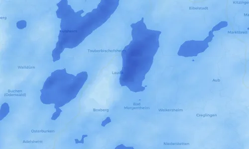 Regenradar Vorschaubild - Aktuelle Niederschläge in Marbach und Umgebung