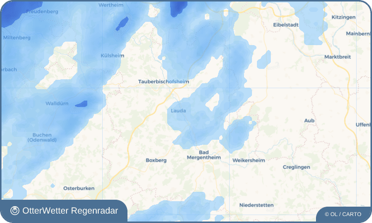 OtterWetter Regenradar-Widget Marbach