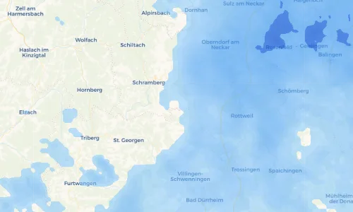 Regenradar Vorschaubild - Aktuelle Niederschläge in Mariazell und Umgebung