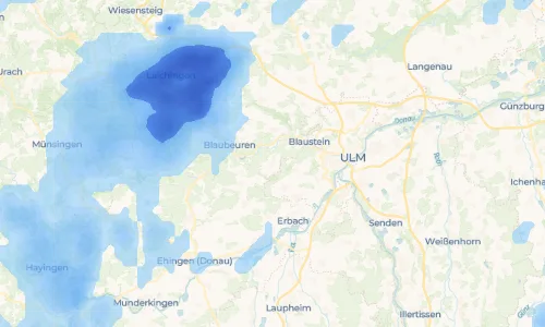 Regenradar Vorschaubild - Aktuelle Niederschläge in Markbronn und Umgebung
