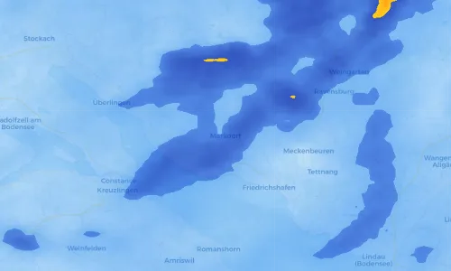 Regenradar Vorschaubild - Aktuelle Niederschläge in Markdorf und Umgebung