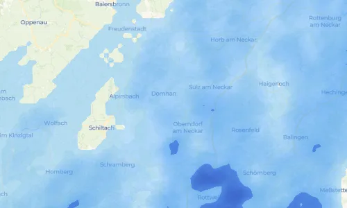 Regenradar Vorschaubild - Aktuelle Niederschläge in Marschalkenzimmern und Umgebung