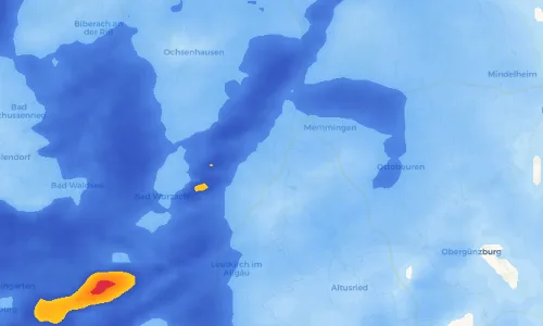 Regenradar Vorschaubild - Aktuelle Niederschläge in Marstetten und Umgebung