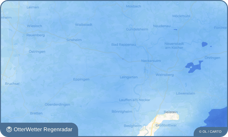 OtterWetter Regenradar-Widget Massenbach