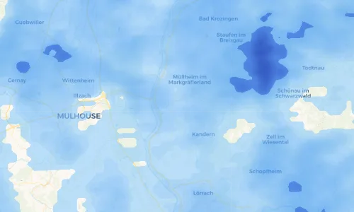 Regenradar Vorschaubild - Aktuelle Niederschläge in Mauchen und Umgebung