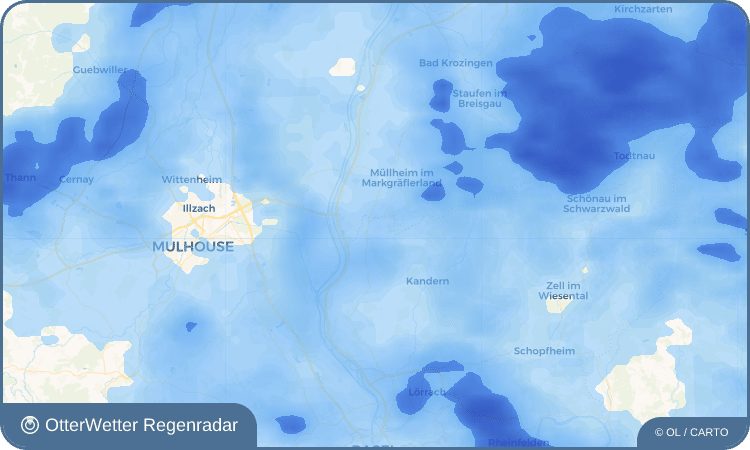 Wetter-Widget-Vorschau mit Vorhersagedaten für Mauchen