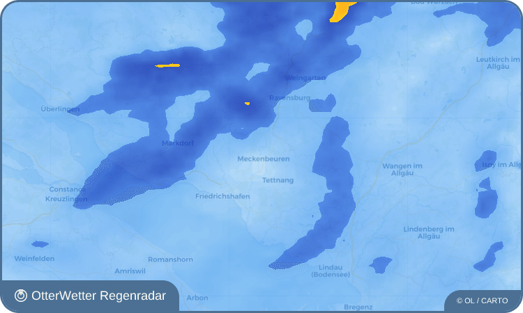 Widget-Vorschau für Meckenbeuren Wetter-Widget-Vorschau mit Vorhersagedaten für Meckenbeuren