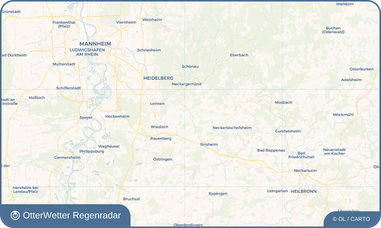 OtterWetter Regenradar-Widget Meckesheim