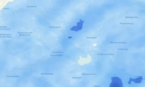 Regenradar Vorschaubild - Aktuelle Niederschläge in Meersburg und Umgebung