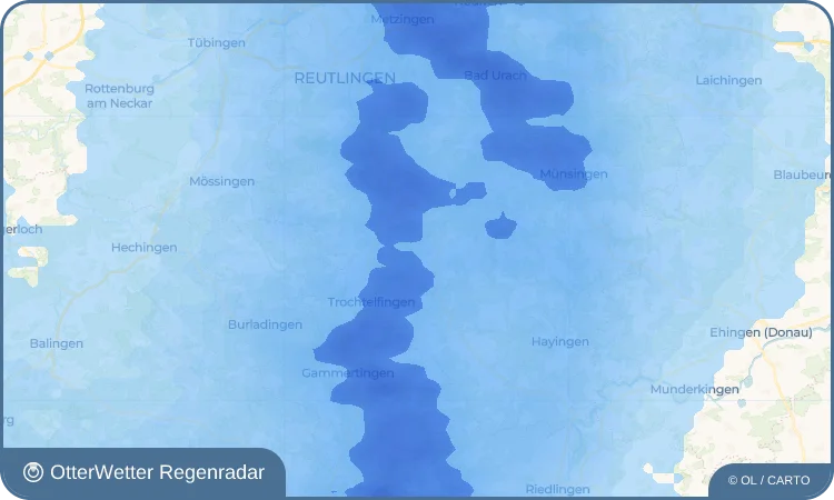 Widget-Vorschau für Meidelstetten Wetter-Widget-Vorschau mit Vorhersagedaten für Meidelstetten