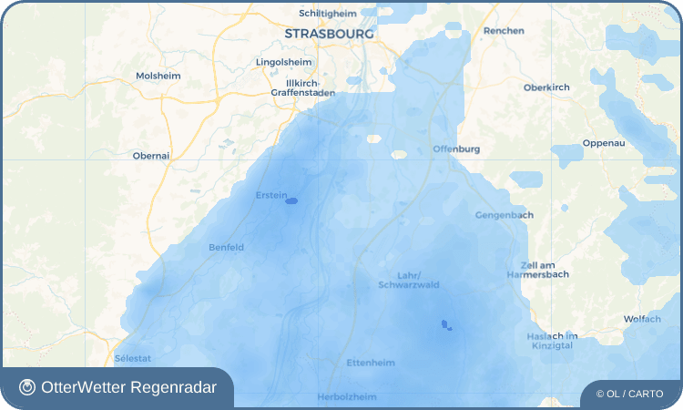 Wetter-Widget-Vorschau mit Vorhersagedaten für Meißenheim
