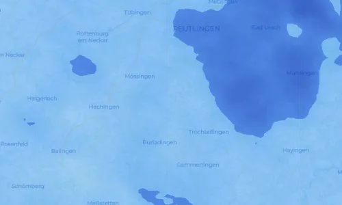 Regenradar-Vorschau: aktuelle Niederschläge in Melchingen und Umgebung