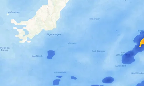 Regenradar Vorschaubild - Aktuelle Niederschläge in Mengen und Umgebung