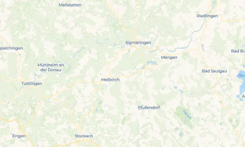 Regenradar Menningen: aktuelle Niederschläge in Menningen und Umgebung, Stand 24. Oktober 2026 um 22:45 Uhr