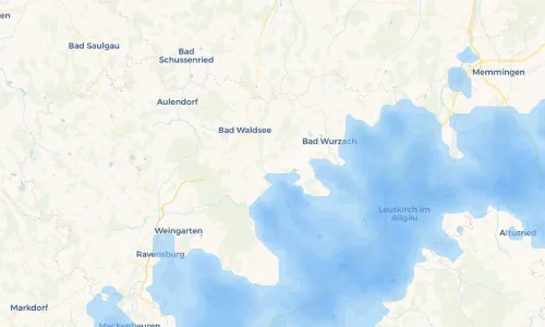 Regenradar-Vorschau: aktuelle Niederschläge in Mennisweiler und Umgebung