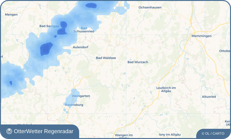 Widget-Vorschau für Mennisweiler Wetter-Widget-Vorschau mit Vorhersagedaten für Mennisweiler