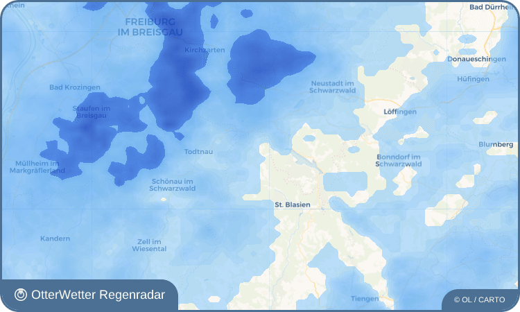 Wetter-Widget-Vorschau mit Vorhersagedaten für Menzenschwand