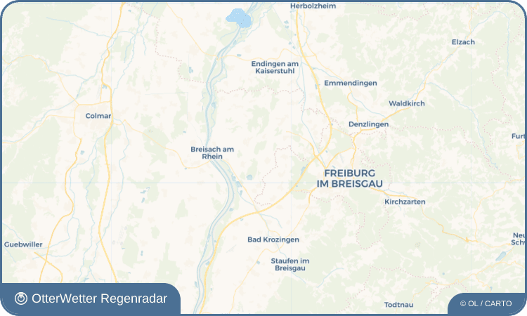 OtterWetter Regenradar-Widget Merdingen
