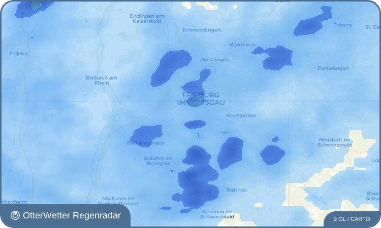 OtterWetter Regenradar-Widget Merzhausen