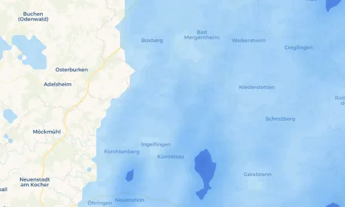 Regenradar Vorschaubild - Aktuelle Niederschläge in Meßbach und Umgebung